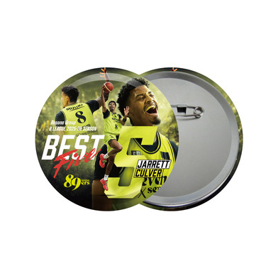 りそなグループ B.LEAGUE 2025-26 SEASON B1 レギュラーシーズンベストファイブ 缶バッジ #8 ジャレット・カルバー選手